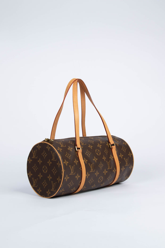 2000s Louis Vuitton Monogram Papillon 30cm Shoulder Bag