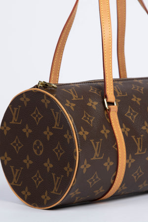 2000s Louis Vuitton Monogram Papillon 30cm Shoulder Bag