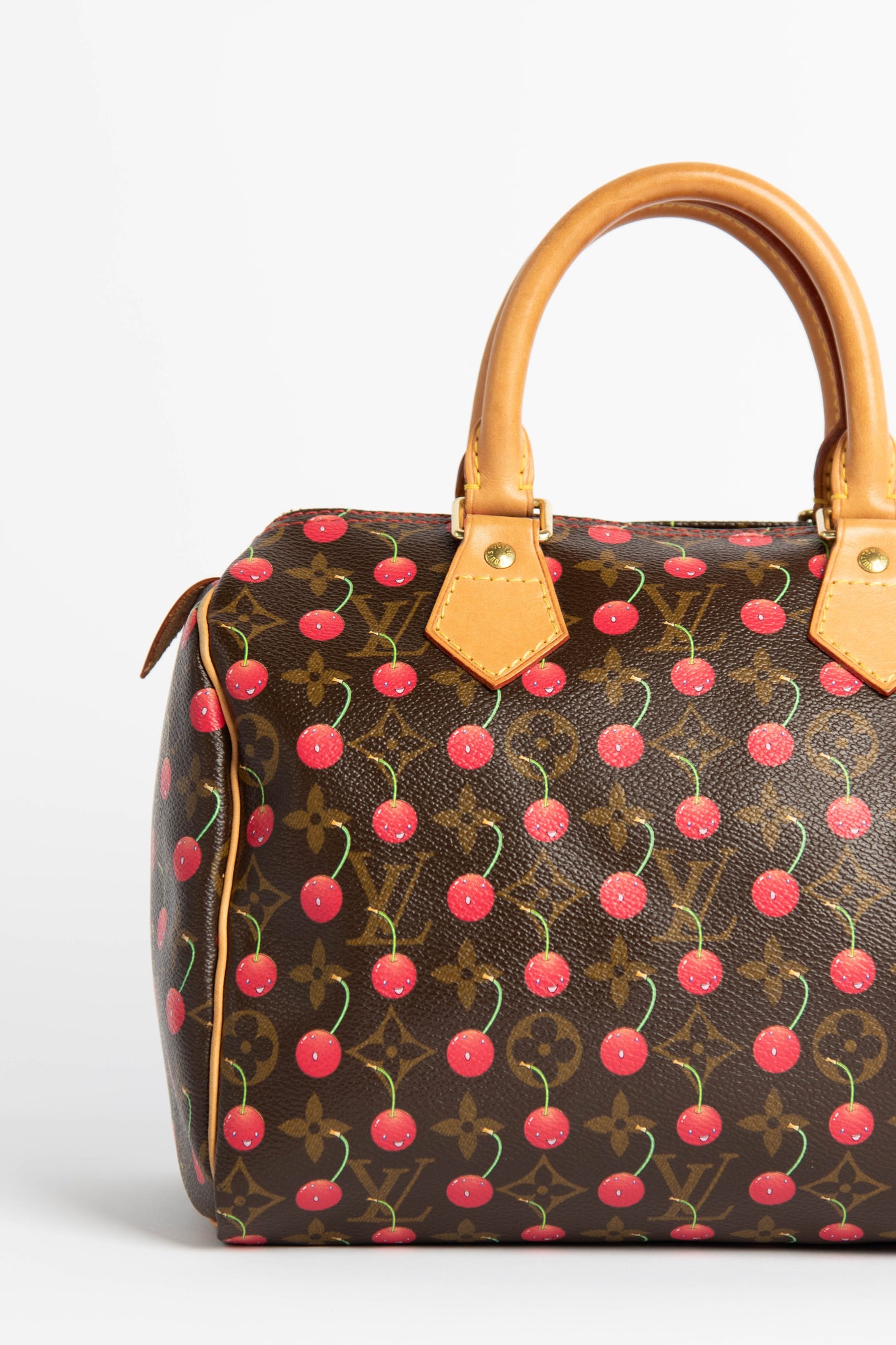 Louis Vuitton, Bags, Rare Red Speedy Louis Vuitton