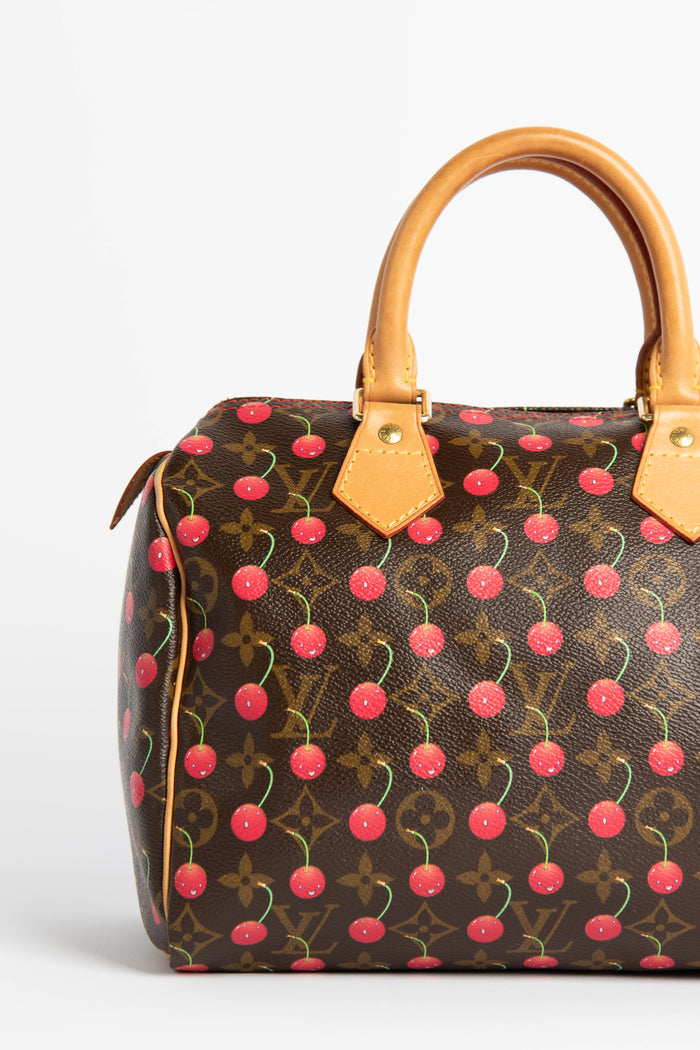RARE Louis Vuitton x Takashi Murakami Cherry Speedy 25cm