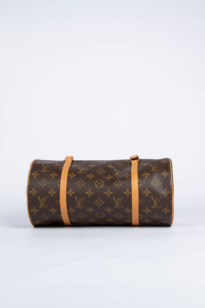 2000s Louis Vuitton Monogram Papillon 30cm Shoulder Bag