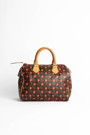 RARE Louis Vuitton x Takashi Murakami Cherry Speedy 25cm
