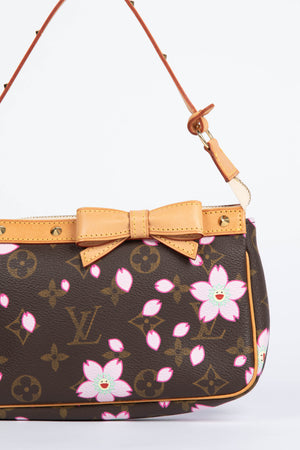 RARE Louis Vuitton x Takashi Murakami Cherry Blossom Pochette Accessoires