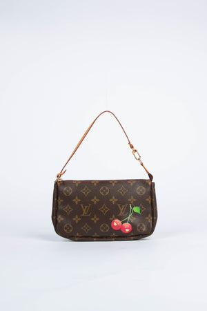 RARE Louis Vuitton x Takashi Murakami Cherry Pochette Accessoires