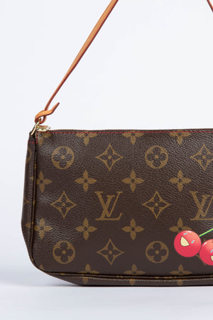 RARE Louis Vuitton x Takashi Murakami Cherry Pochette Accessoires