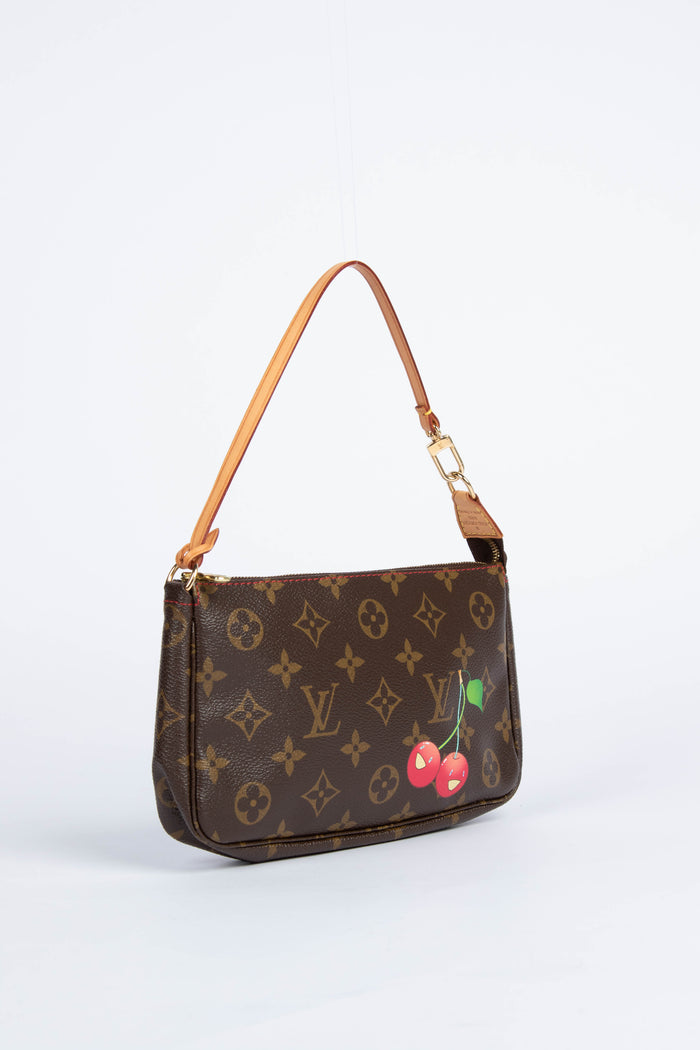 RARE Louis Vuitton x Takashi Murakami Cherry Pochette Accessoires