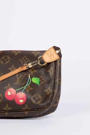 RARE Louis Vuitton x Takashi Murakami Cherry Pochette Accessoires