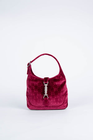 *NEW SEASON* Gucci Velvet Monogram Jackie Bag