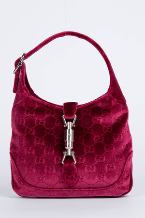 *NEW SEASON* Gucci Velvet Monogram Jackie Bag