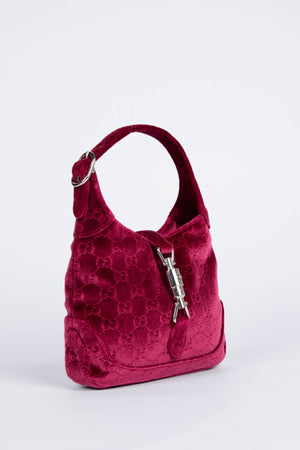 *NEW SEASON* Gucci Velvet Monogram Jackie Bag