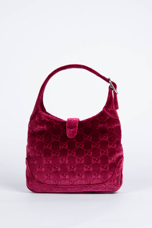 *NEW SEASON* Gucci Velvet Monogram Jackie Bag