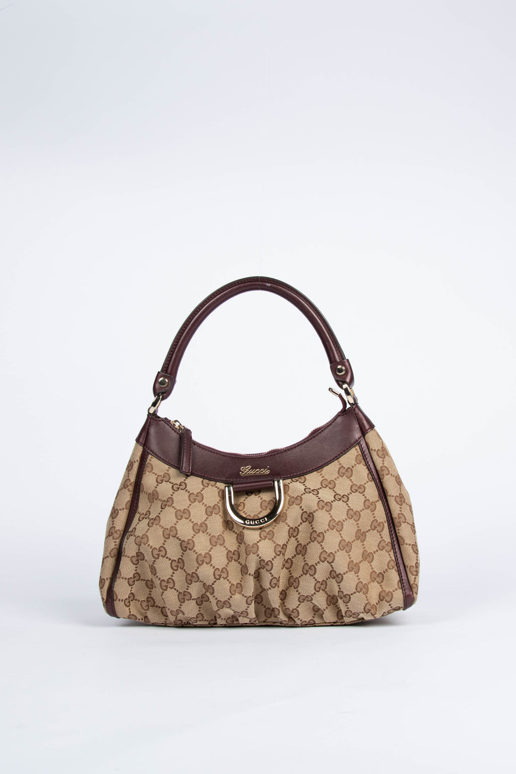 2000s Gucci Monogram Abbey Shoulder Bag