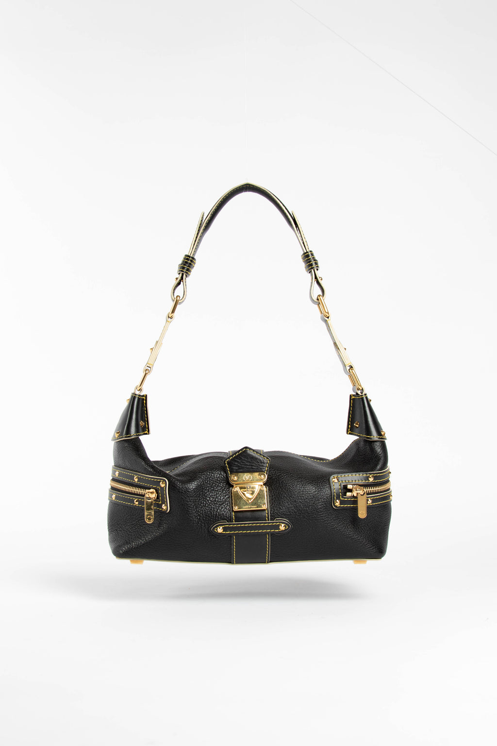 Vintage Louis Vuitton Navy Mini Monogram Shoulder Bag – Break Archive