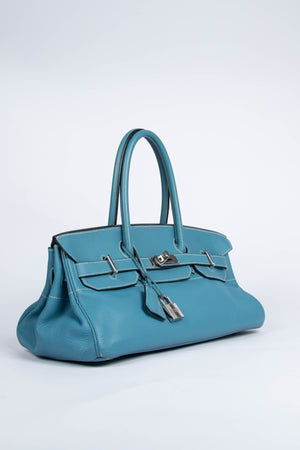 2005 Hermes Birkin JPG in Blue Jean Leather with SHW