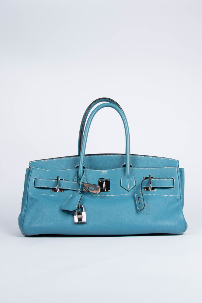 2005 Hermes Birkin JPG in Blue Jean Leather with SHW