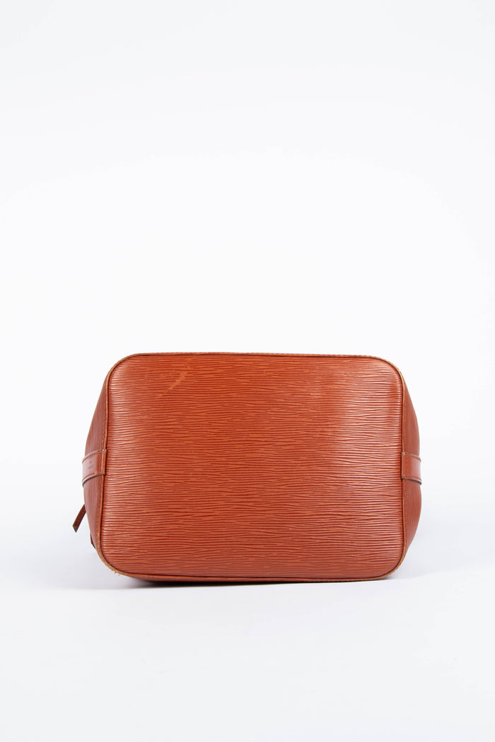 90s Louis Vuitton Brown Epi Leather Noé Shoulder Bag