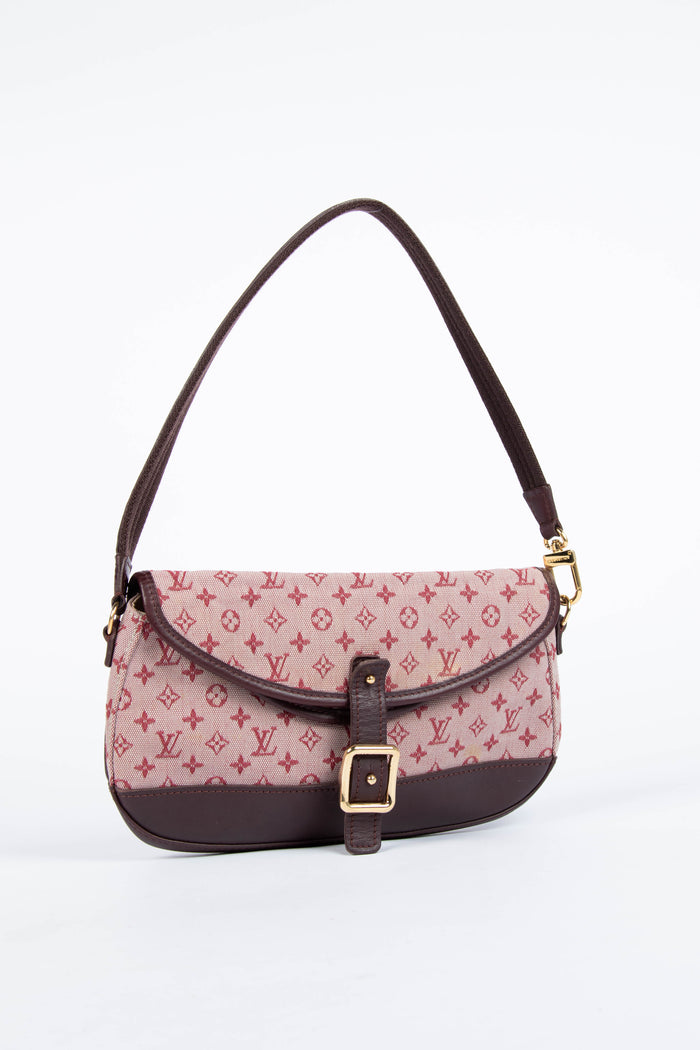 2000s Louis Vuitton Marjorie Red Shoulder Bag