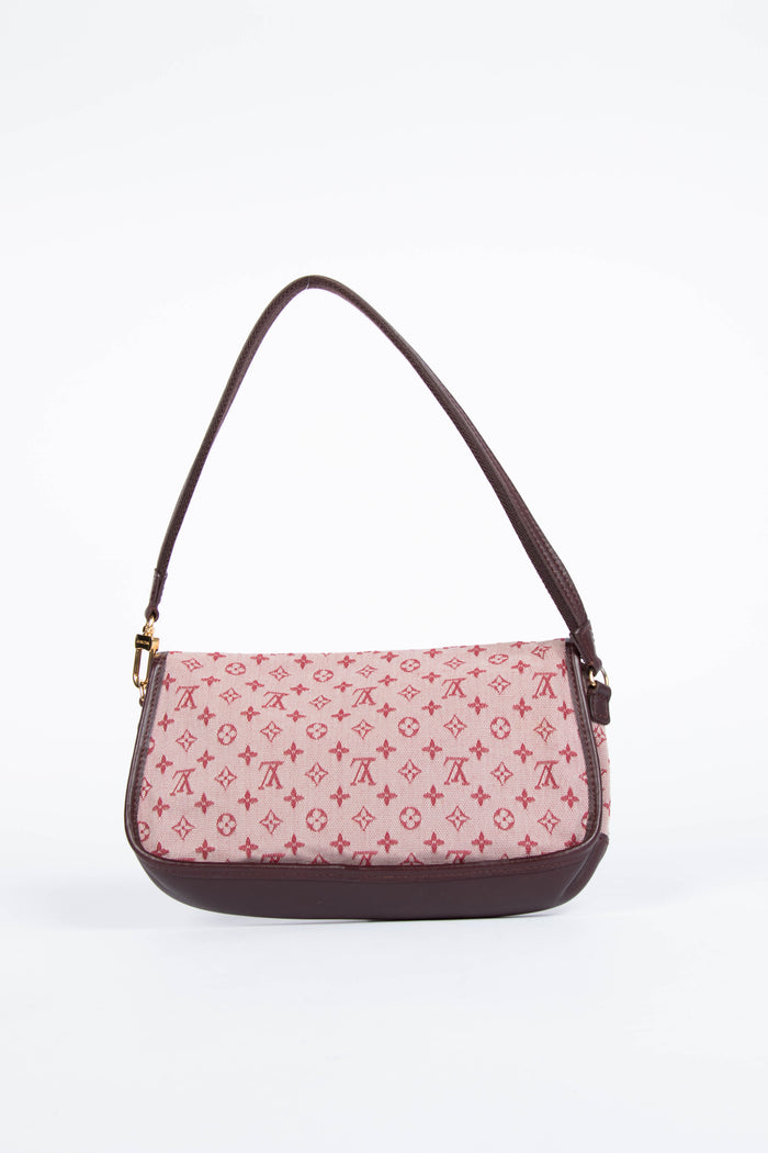 2000s Louis Vuitton Marjorie Red Shoulder Bag