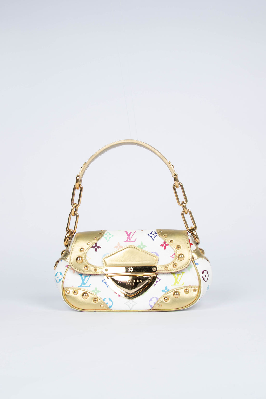 Vintage Louis Vuitton x Takashi Murakami White Multicolour Marilyn Shoulder Bag