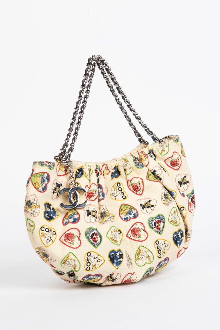 2000s Chanel Valentines Top Handle Bag