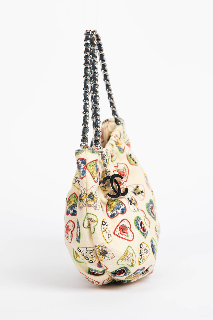 2000s Chanel Valentines Top Handle Bag