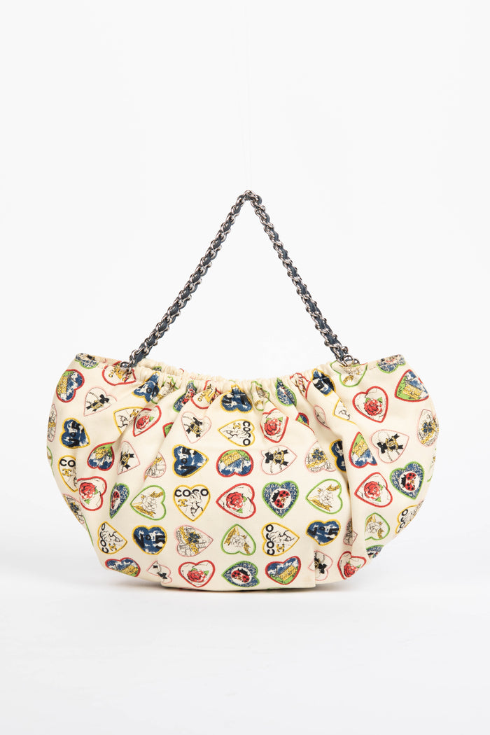 2000s Chanel Valentines Top Handle Bag