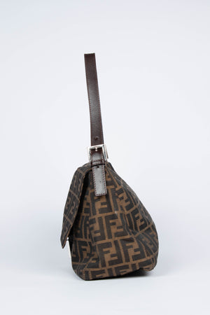 Vintage Fendi Zucca Mamma Shoulder Bag