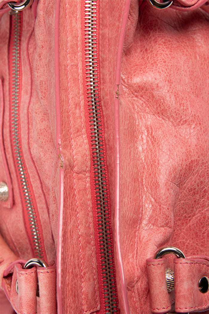 2010s Balenciaga Pink Leather In the Town Bag SHW