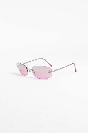 2000s Chanel Pink Sunglasses
