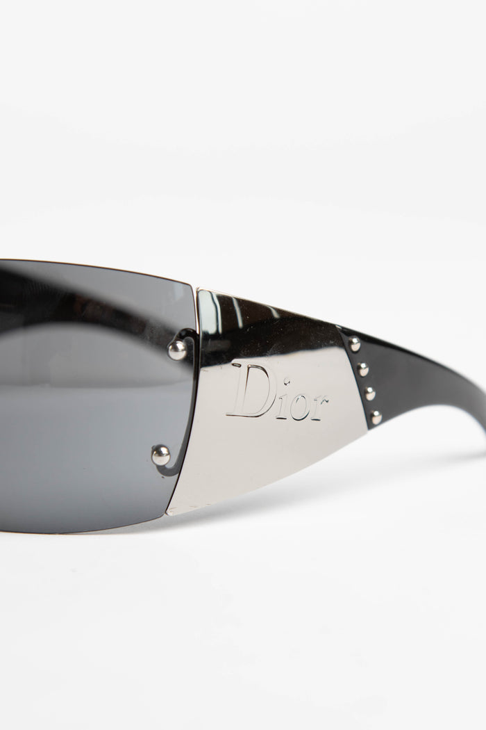 Y2K Christian Dior DIORITO 2 Black Sunglasses