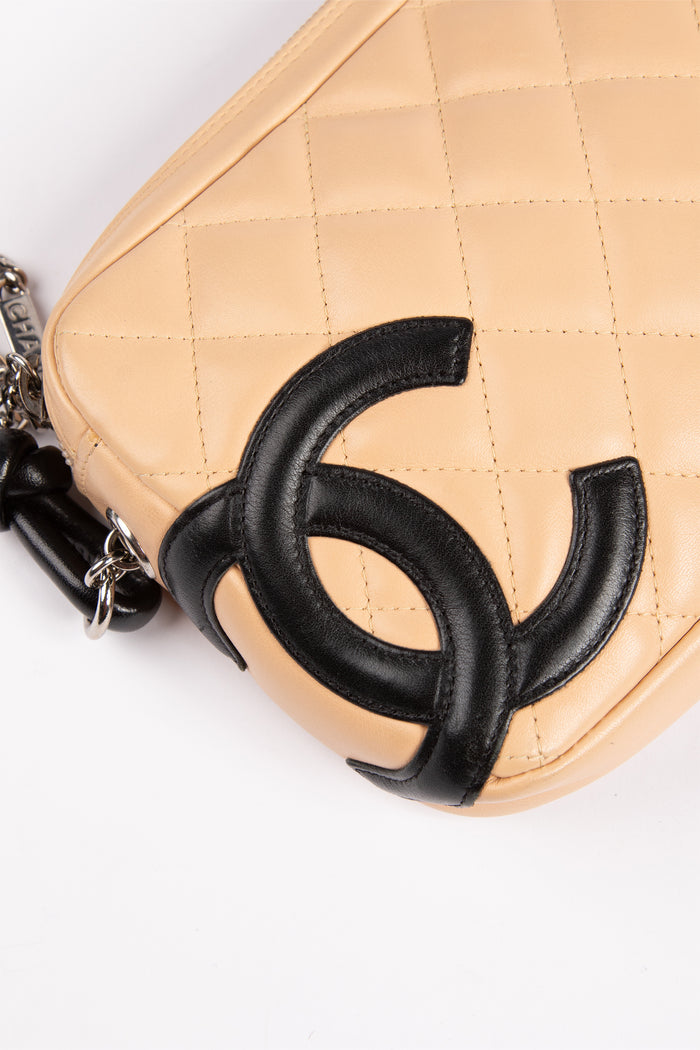 2000s Chanel Rue Cambon Beige Shoulder Bag