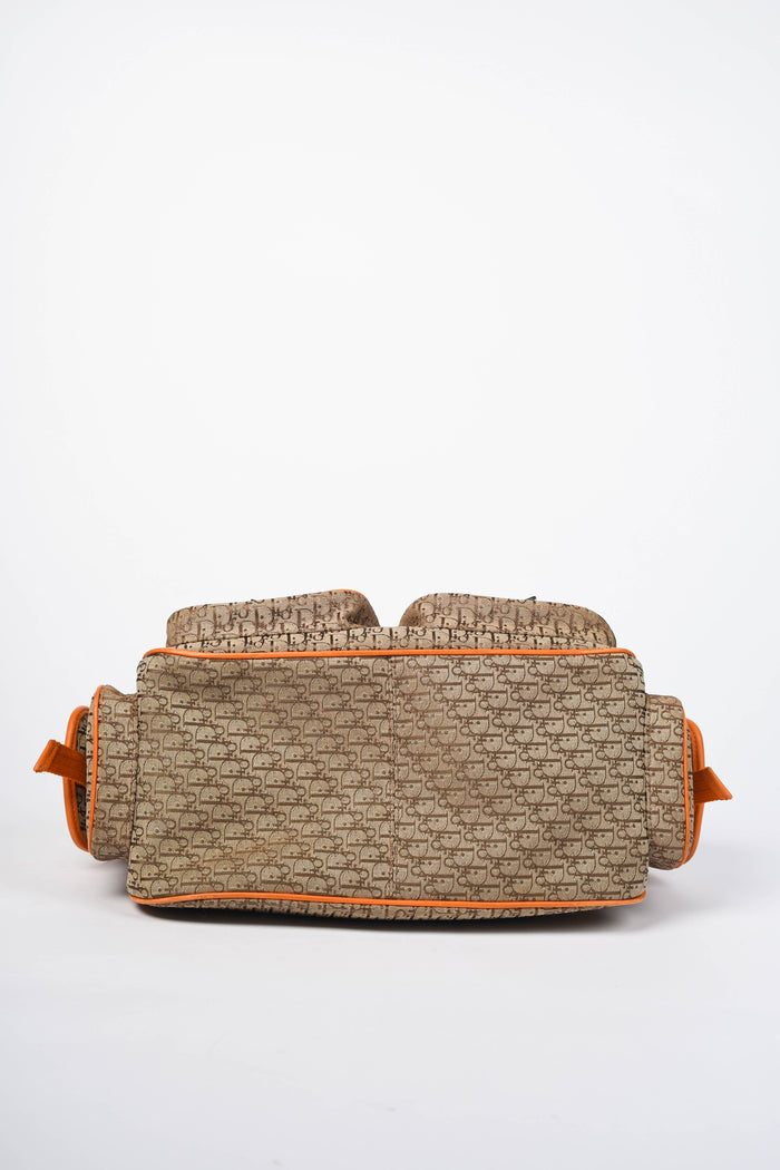 2000s Christian Dior Monogram Cargo Shoulder Bag