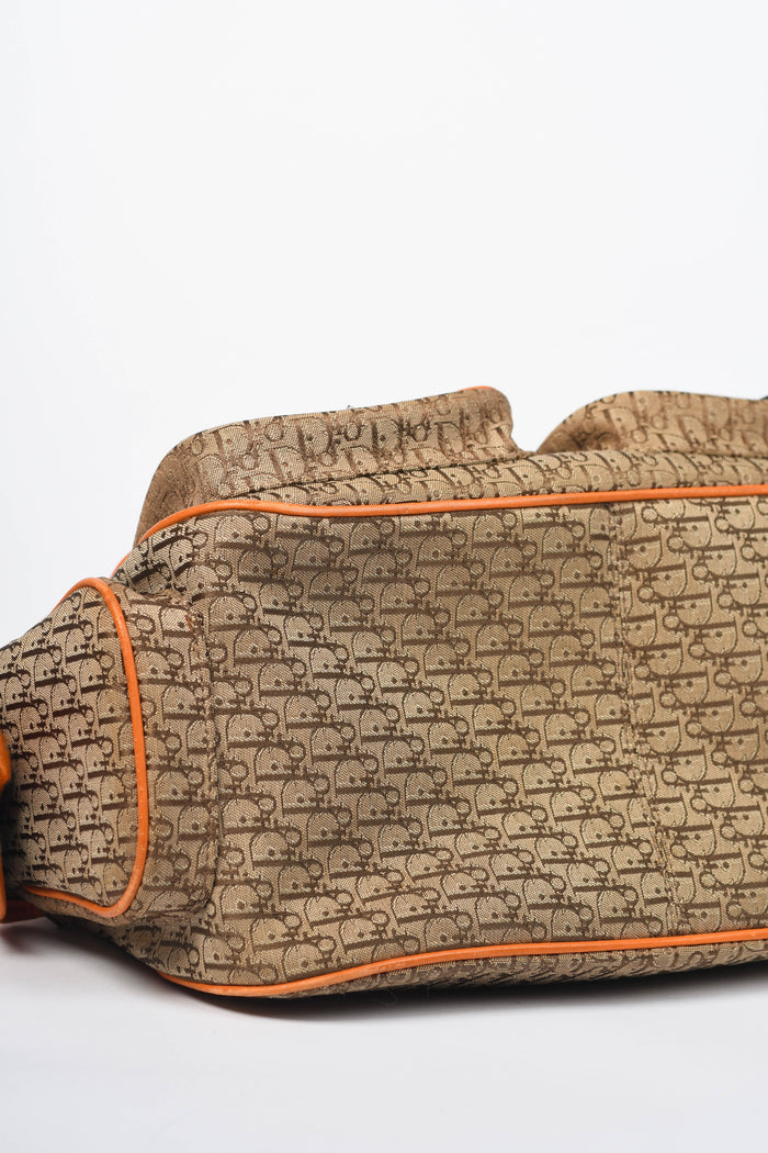 2000s Christian Dior Monogram Cargo Shoulder Bag