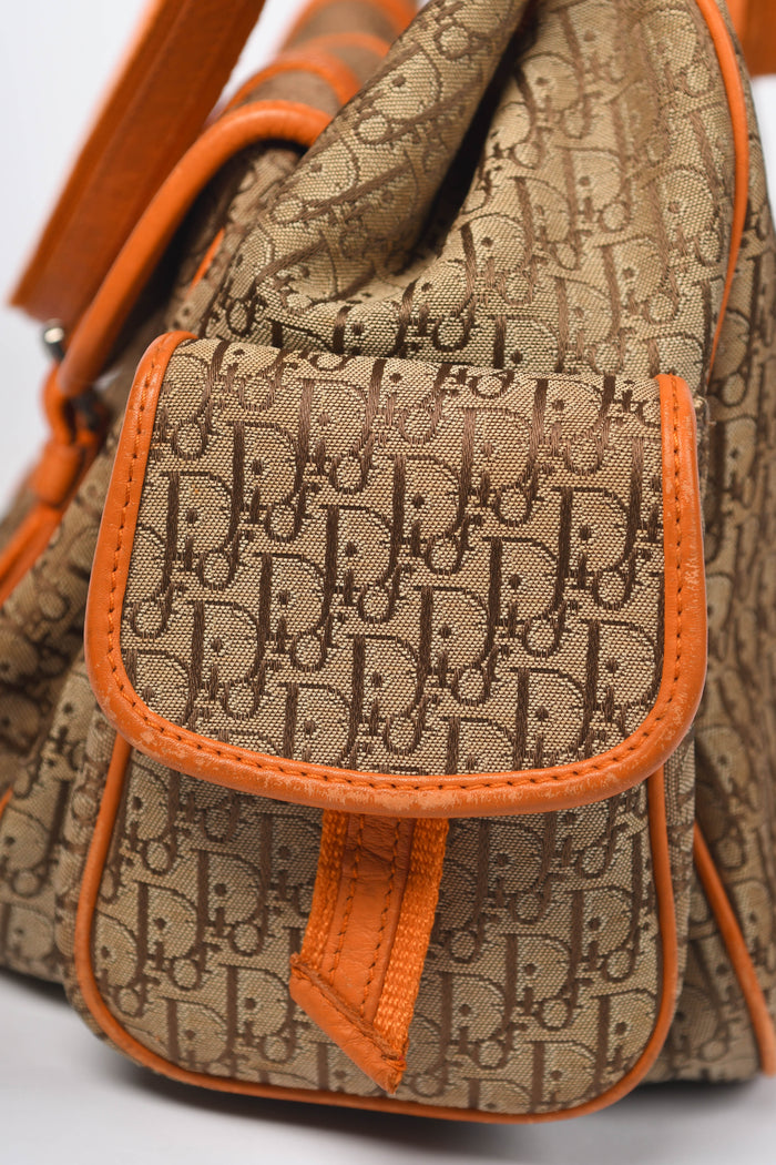 2000s Christian Dior Monogram Cargo Shoulder Bag