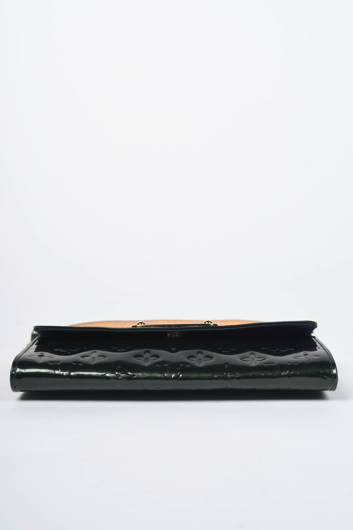 Vintage Louis Vuitton Green Vernis Sunset Boulevard Shoulder Bag