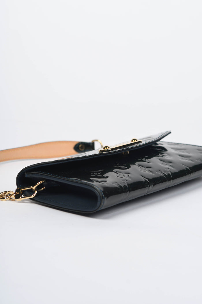 Vintage Louis Vuitton Green Vernis Sunset Boulevard Shoulder Bag