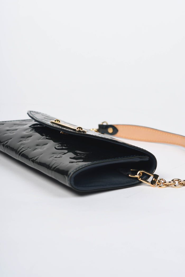 Vintage Louis Vuitton Green Vernis Sunset Boulevard Shoulder Bag