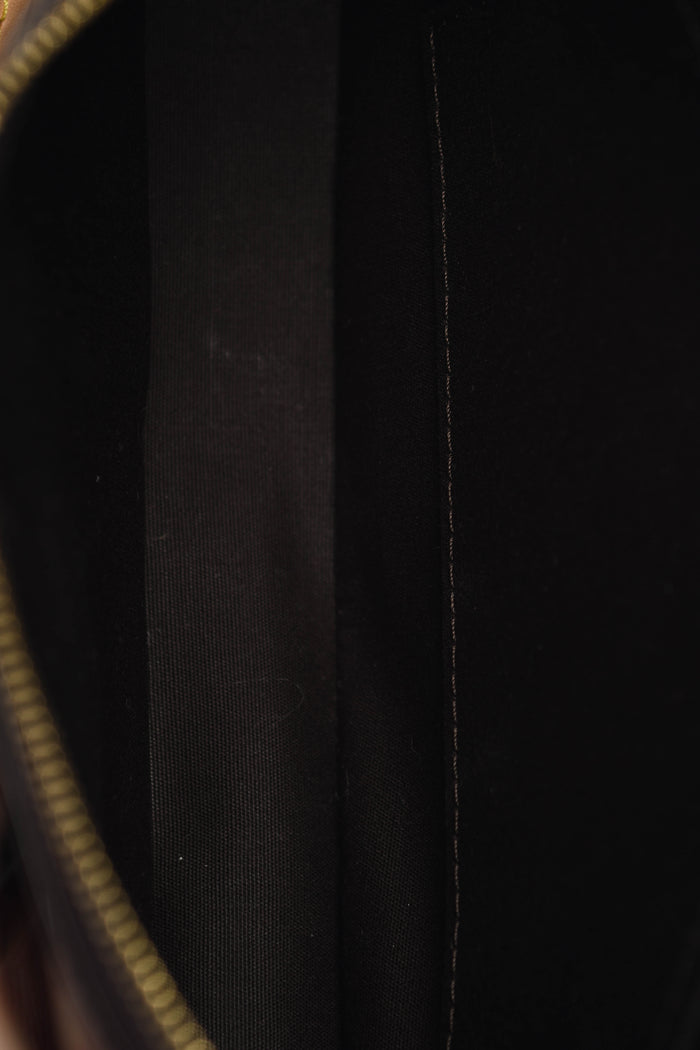 2010s Louis Vuitton Oxblood Monogram Vernis Pochette Accessoires