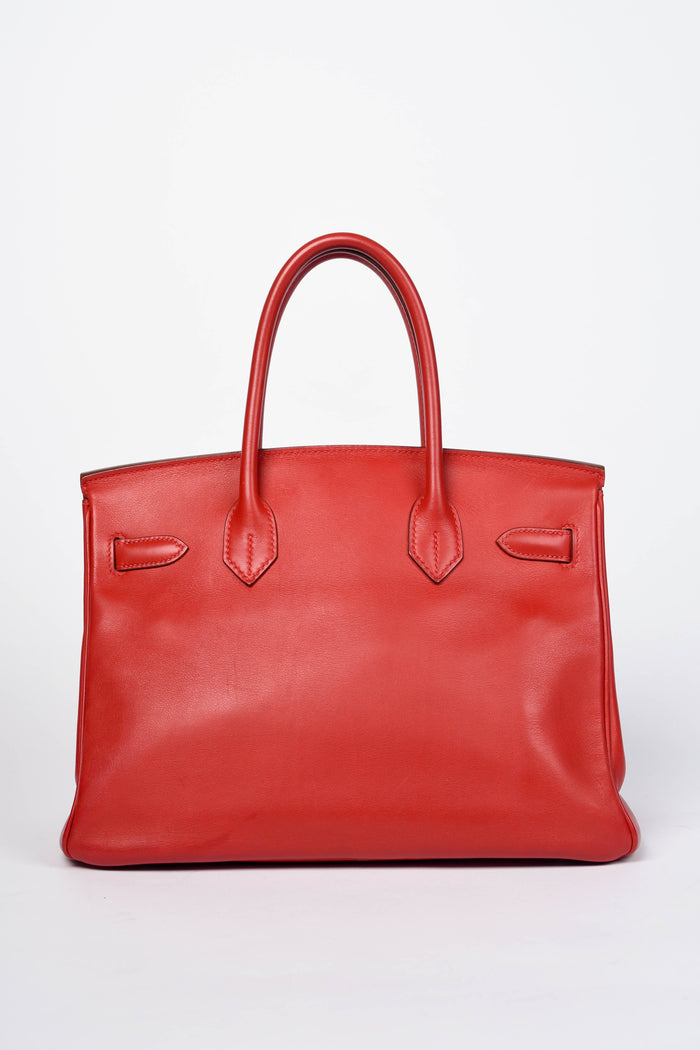 2006 Hermes Birkin 30cm in Rouge Vif Swift Leather with PHW