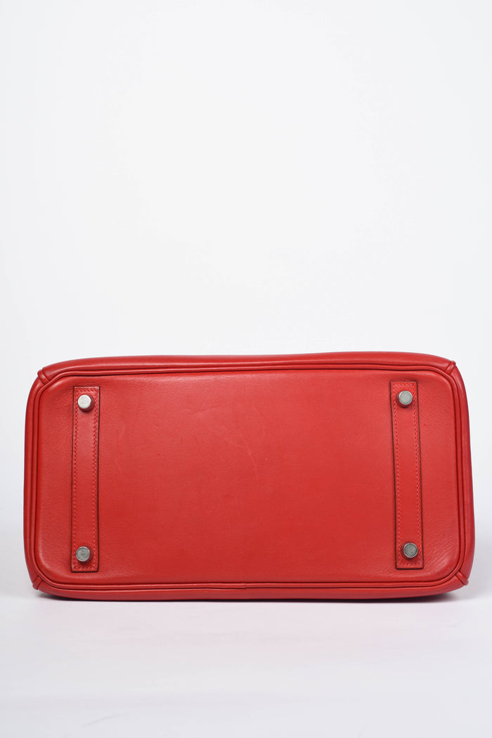 2006 Hermes Birkin 30cm in Rouge Vif Swift Leather with PHW