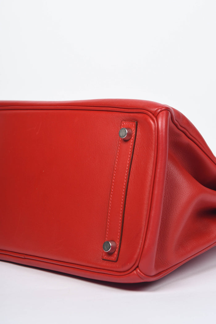 2006 Hermes Birkin 30cm in Rouge Vif Swift Leather with PHW