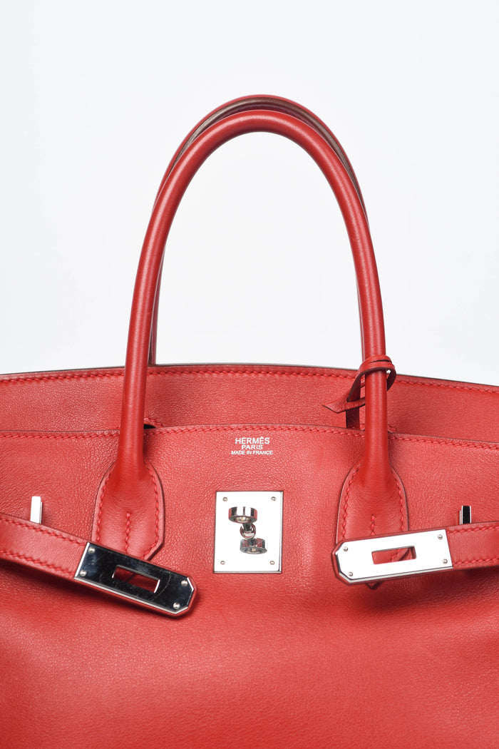 2006 Hermes Birkin 30cm in Rouge Vif Swift Leather with PHW