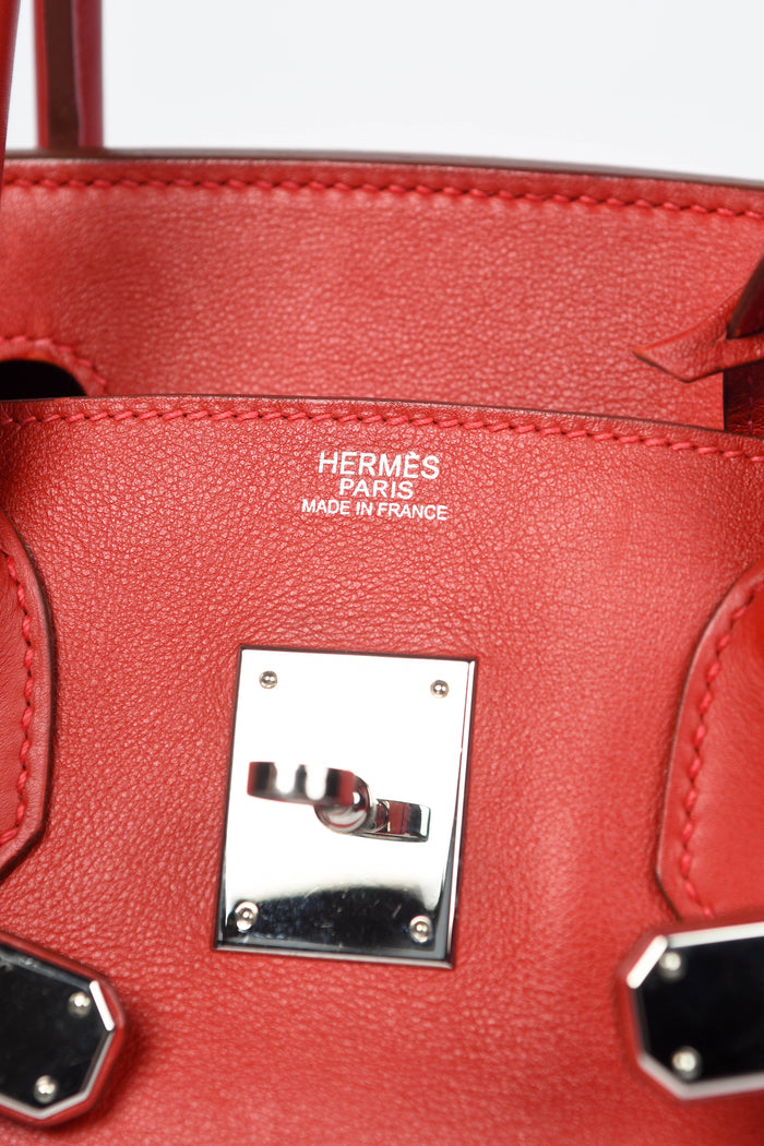 2006 Hermes Birkin 30cm in Rouge Vif Swift Leather with PHW