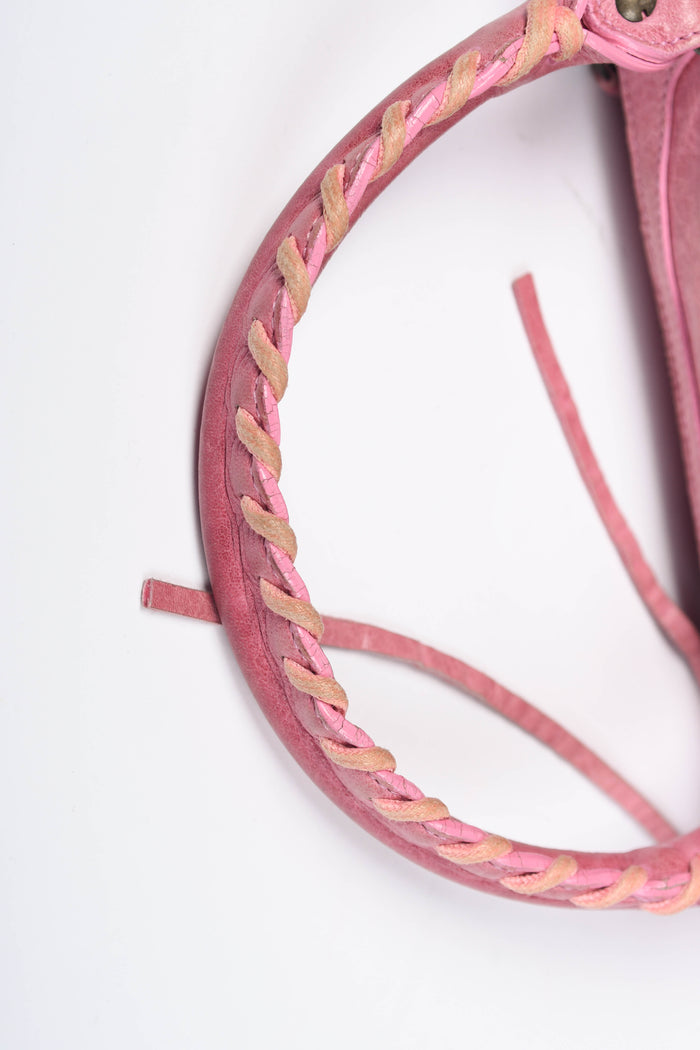 2000s Balenciaga Pink Leather First City Bag