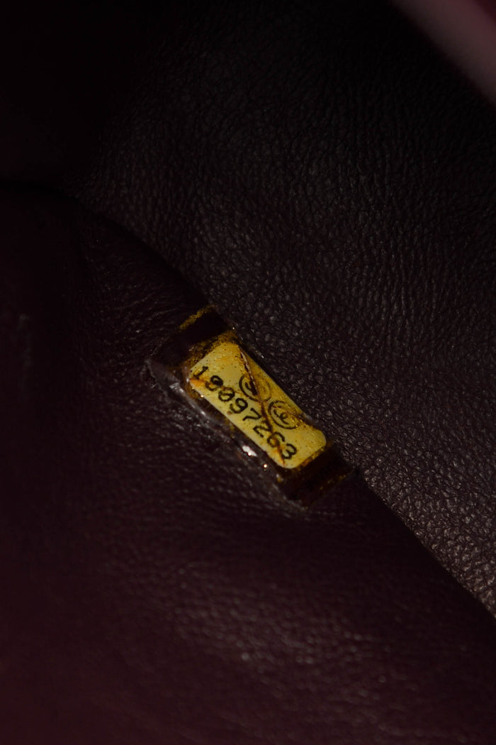 2010s Chanel Black Caviar Leather Jumbo Double Flap Bag