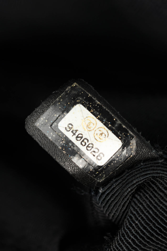 2000s Chanel Black Caviar Leather Timeless Pochette