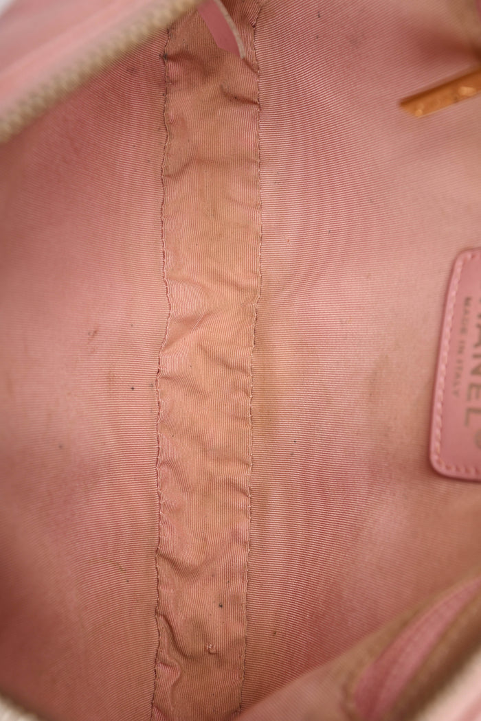 2000s Chanel Pink Caviar Leather Timeless Pochette