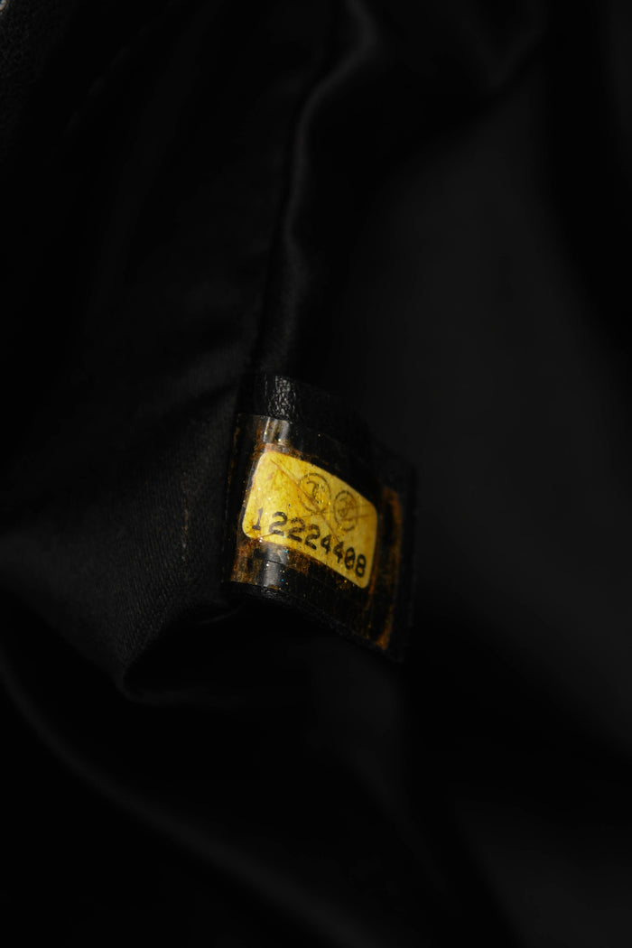 2000s Chanel Black Sequin CC Shoulder Bag