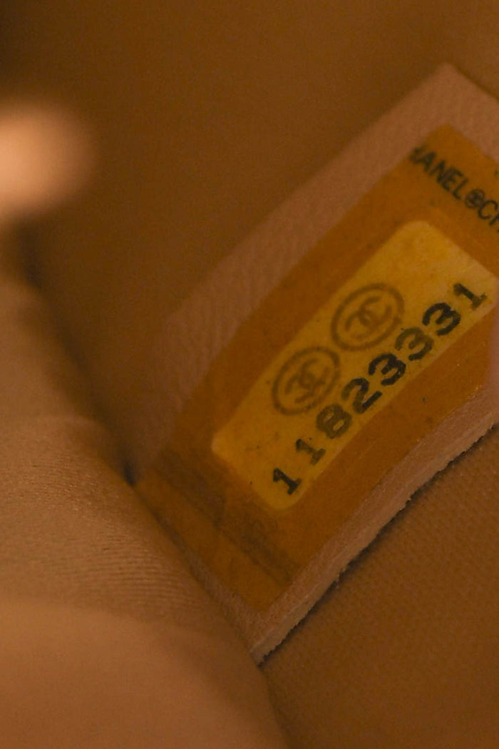 SUPER RARE 2000s Chanel Gold Ice Cube Single Flap Shoulder Bag