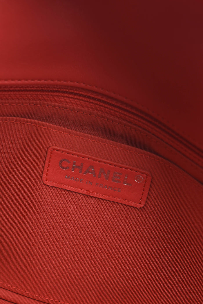 RARE 2010s Chanel Pink Patchwork Single Flap Shoulder Bag